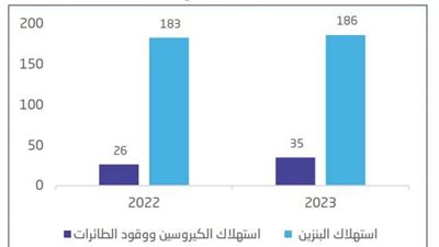 186 مليون برميل استهلاك السعودية من البنزين خلال 2023