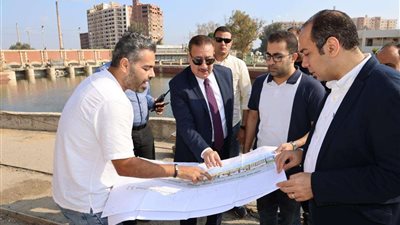 محافظ المنوفية يتفقد كورنيش شبين الكوم الجديد (صور)