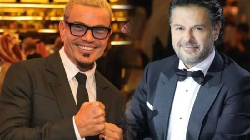 عمرو دياب وراغب علامة