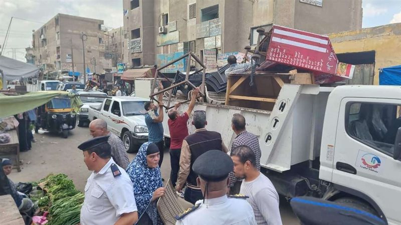 جانب من حملة الإشغالات