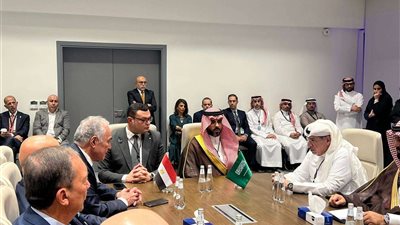 الشربيني يلتقى ممثلى مجلس الأعمال السعودي المصري ويبحث سبل التعاون