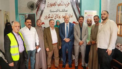 حزب الشعب الجمهوري يضخ الحياة في بولاق الدكرور بقافلة طبية مجانية
