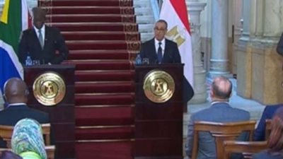 وزير العلاقات الدولية بجنوب إفريقيا: نثمن جهود مصر لوقف إطلاق النار في غزة