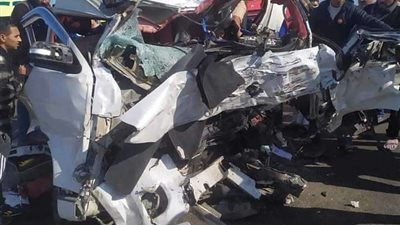 التحفظ على السيارة المتسببة في مصرع وإصابة 8 أشخاص في البحر الأحمر