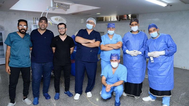 الفريق الطبي بجامعة