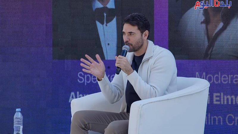 ندوة أحمد عز بمهرجان
