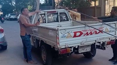 رئيس مدينة بنها يتابع إيقاف أعمال البناء المخالفة بمنطقة الفلل