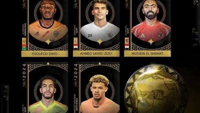 ثنائي الأهلي ونجم الزمالك ضمن القائمة النهائية لجائزة أفضل لاعب داخل أفريقيا