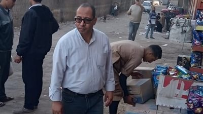 حملات مستمرة لإزالة الإشغالات والتعديات على الطرق بمدينة الخصوص في القليوبية