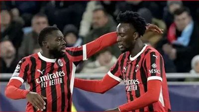 ميلان يحقق فوزا مثيرا على براتيسلافا في دوري ابطال اوروبا