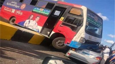 إصابة 5 أشخاص في تصادم أتوبيس وسيارة بالإسماعيلية