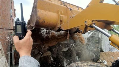 تنفيذ 7 حالات إزالة تعدى على أملاك الدولة بمساحة 240 م بشبراخيت