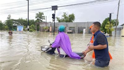جنوب تايلاند تغرق فى الفيضانات ونزوح أكثر من 13 ألف مواطن و9 قتلى