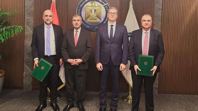 وزير البترول ونظيره الأردنى يشهدان توقيع اتفاقية تعاون في الغاز الطبيعى