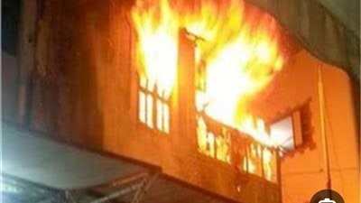 نشوب حريق مروع فى شقة سكنية بكفر الشيخ