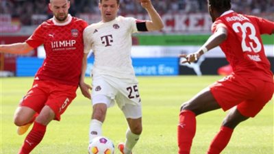 برباعية بايرن ميونيخ يلتهم شباك هايدينهايم ويحافظ على صدارة الترتيب