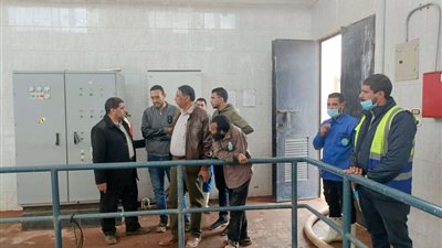 رئيس مياة المنوفية يتفقد محطتي معالجة البتانون والماي بفرع شبين الكوم ( صور )