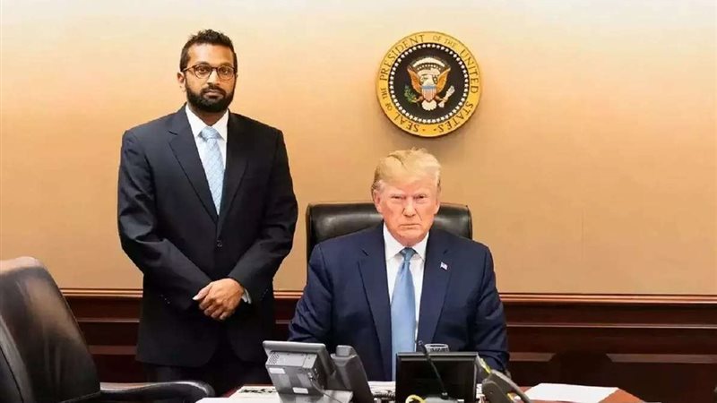 ترامب وكاش باتيل