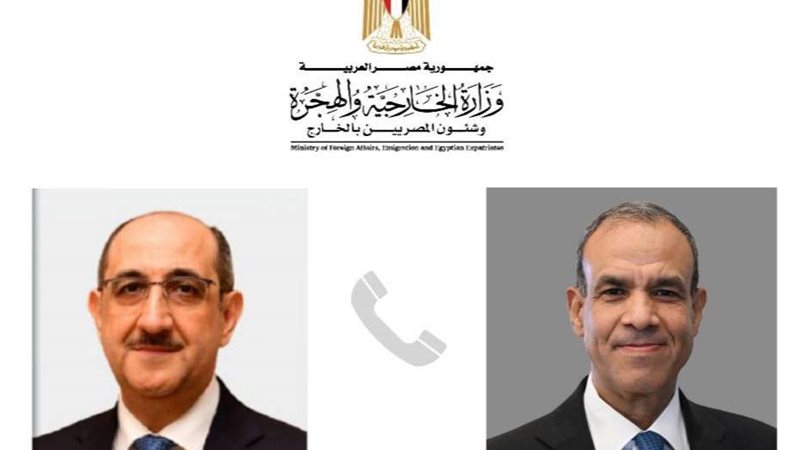 وزير الخارجية يتلقي