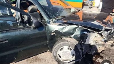 مصرع شخصين إثر حادث تصادم سيارة ملاكي ودراجة نارية بالفيوم