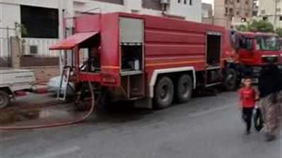 إخماد حريق نشب داخل شقة سكنية بمنطقة المريوطية