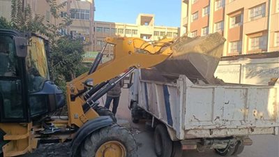 حملات موسّعة بمدن ومراكز كفر الشيخ لرفع القمامة وإزالة الإشغالات