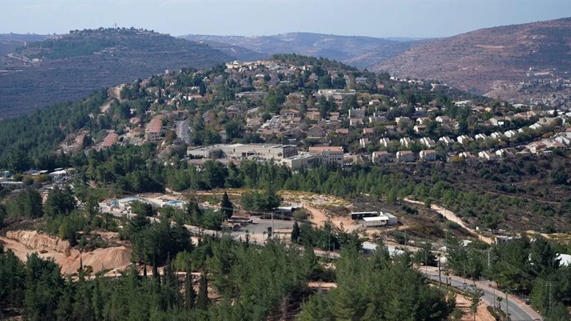 منظر لمستوطنة إيلي