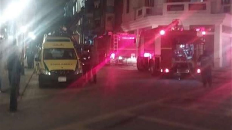 صور من حادث الحريق