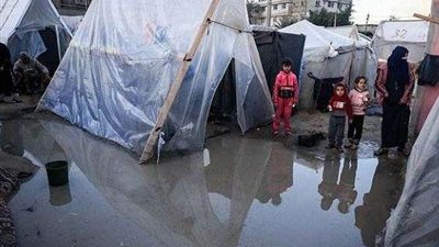 استشهاد طفلة رضيعه في غزة بسبب البرد الشديد