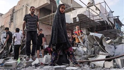 مخيم النصيرات الجديد بغزة يكاد أن يكون مدينة أشباح.. تعرف على ما حدث اليوم