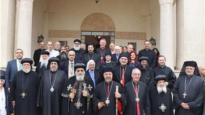 للتهنئة بعيد الميلاد المجيد.. بطريرك الكاثوليك يستقبل البابا تواضروس