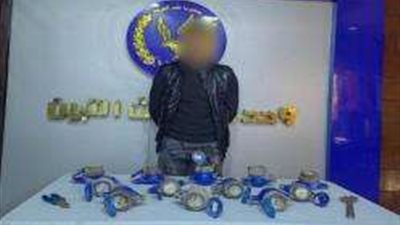 نفذ 12 جريمة .. سقوط حرامي عدادات المياه في قبضة مباحث التبين