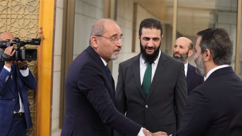 الصفدي يلتقي بالجولاني