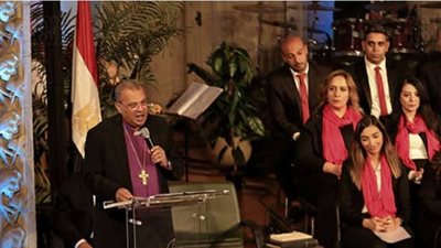 بقصر الدوبارة.. الطائفة الإنجيلية تحتفل بعيد الميلاد 5 يناير