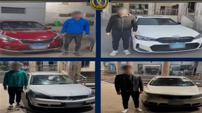 ضبط 4 أشخاص لقيامهم بالاستعراض بالسيارات في شوارع المحلة الكبرى