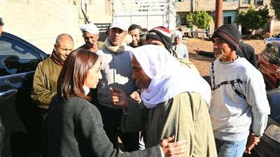 محافظ البحيرة تتفقد قرية فيشا بمركز المحمودية