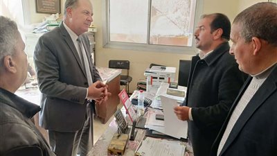 « رئيس شبراخيت »يتابع محطة صرف صحي المستشفى و سير العمل بإدارات الوحدة المحلية