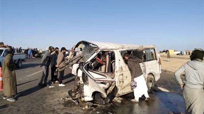 مصرع وإصابة 8 أشخاص في حادث تصادم مروع في نطاق الشيخ زايد بالجيزة