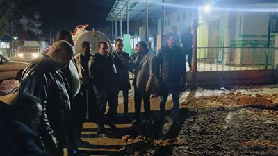 رئيس مدينة كفر الدوار يتابع أعمال زيادة ضغوط مياه الشرب بقرى الحاجر