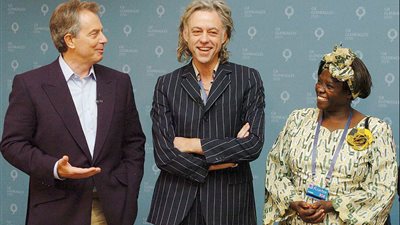 وثائق تكشف عن خلافات بين بوب جيلدوف والحكومة البريطانية حول إعادة هيكلة المساعدات لأفريقيا