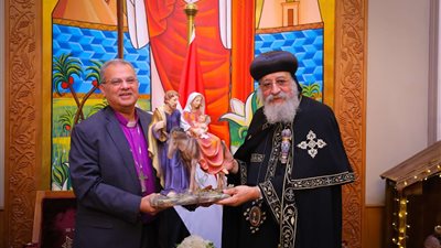 رئيس الطائفة الإنجيلية يهنئ البابا تواضروس بعيد الميلاد المجيد 2025