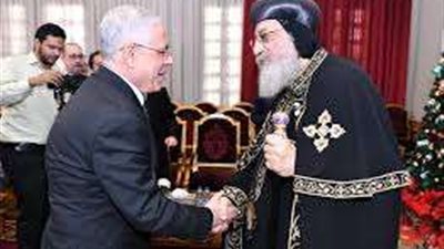 رئيس مجلس القضاء الأعلى على رأس وفد قضائي لتهنئة البابا تواضروس بعيد الميلاد