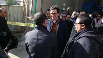 وزير الثقافة يتفقد فرع أكاديمية الفنون بالإسكندرية لمتابعة سير العمل