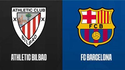 مباراة برشلونة وأتلتيك بلباو بنصف نهائي السوبر الإسباني