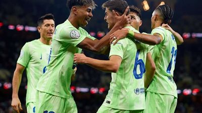 نهاية الشوط الأول.. جافي يمنح برشلونة التقدم أمام أتلتيك بلباو في كأس السوبر الإسباني