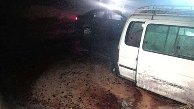 انقلاب سيارة ميكروباص على الطريق الدائري بالجيزة يسفر عن إصابات