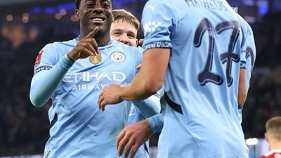 الشوط الأول.. مانشستر سيتي يتقدم بثلاثية أمام سالفورد في كأس الاتحاد الإنجليزي