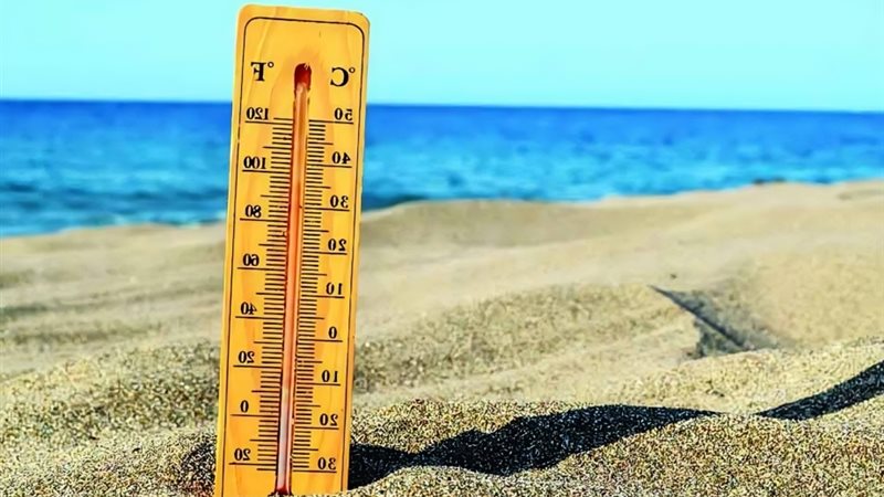 درجات الحرارة اليوم