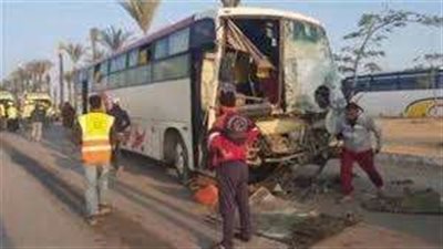 إصابة 15 شخصًا إثر اصطدام أتوبيس بعامود إنارة في الدقهلية