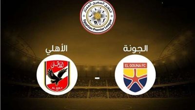 مباراة الأهلي والجونة بالدوري المصري
